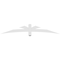Ekena Millwork Davenport Architectural Grade PVC Gable Bracket, 84"W x 14"H x 2"D x 4"F, 4/12 Pitch GBP084X14X0204DAV00 - alternate 2